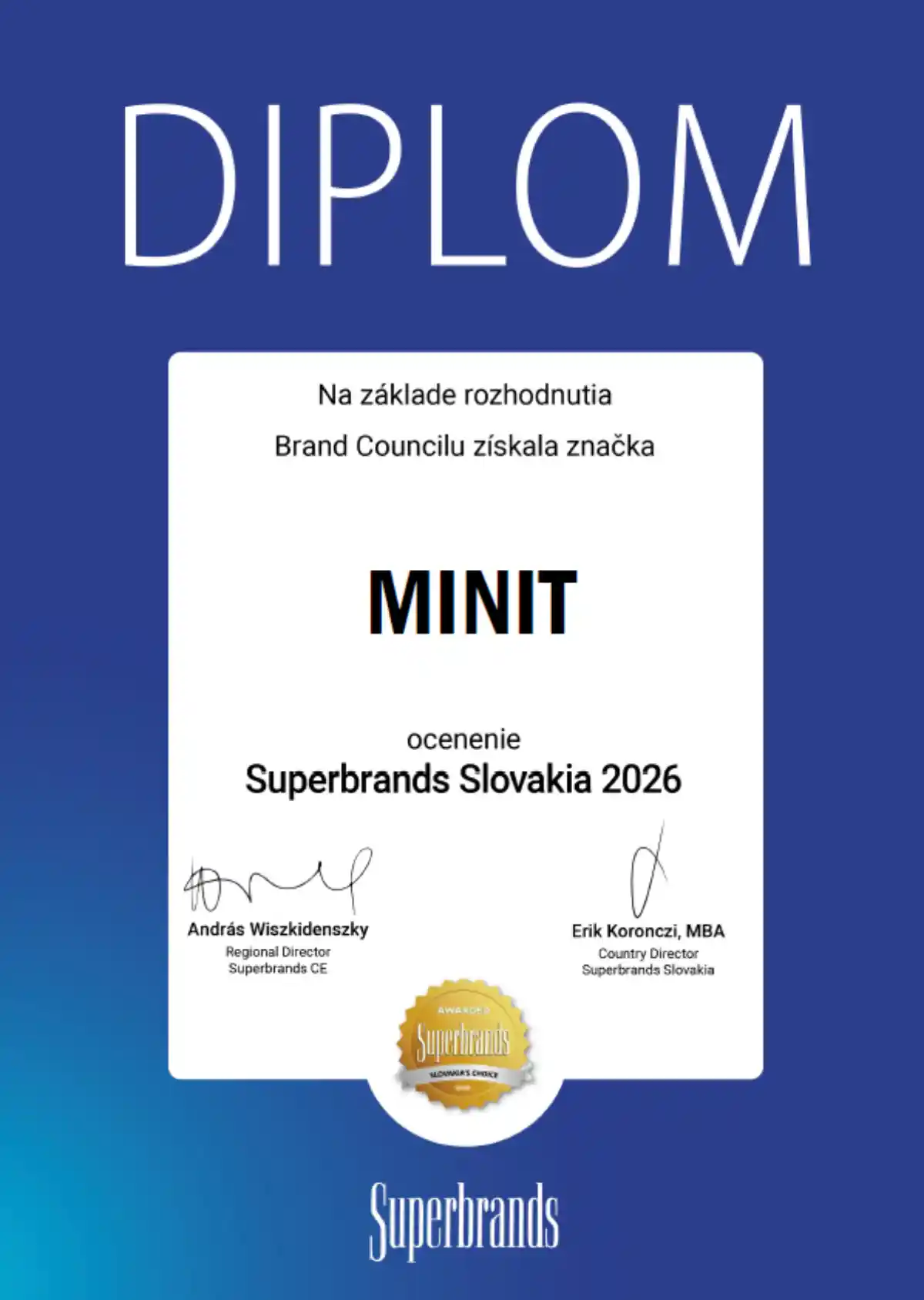 MINIT Superbrands