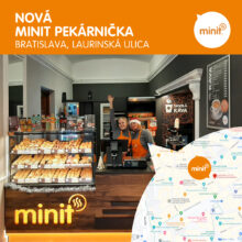 Nová pekárnička v Bratislave, na Laurinskej ul.