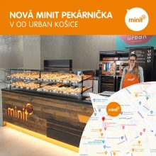Nová MINIT pekárnička v OD Urban Košice