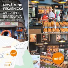 Nová MINIT pekárnička v Metropole Bratislava